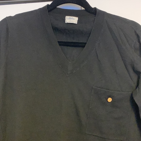 Madewell Lightweight Super Soft Black Sweater, Large. - Picture 3 of 4